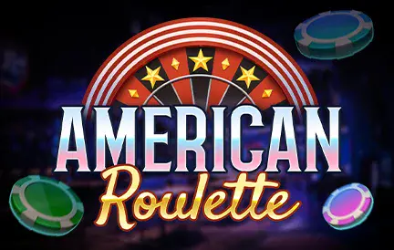 A classic and dynamic image of the game 'American Roulette', capturing the excitement and anticipation of the spinning roulette wheel.