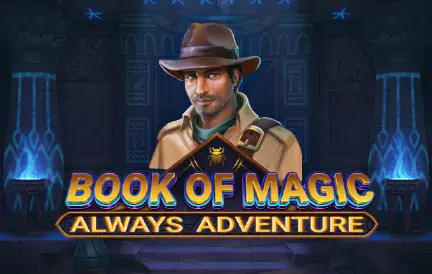 A mystical and enchanting image of the game 'Book of Magic', evoking the wonder and power of ancient magical tomes.