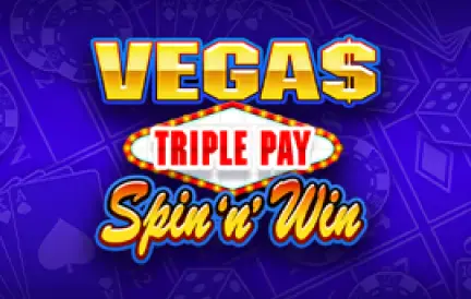 A vibrant and glamorous image of the game 'Vegas Triple Pay', capturing the iconic sights and energy of the Las Vegas Strip.